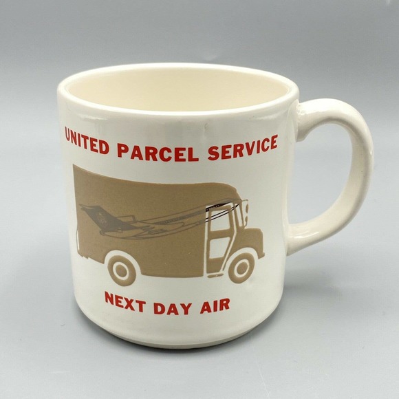 UPS Other - Vintage UPS United Parcel Service Coffee Cup Mug Color Heat Changing Truck Plane